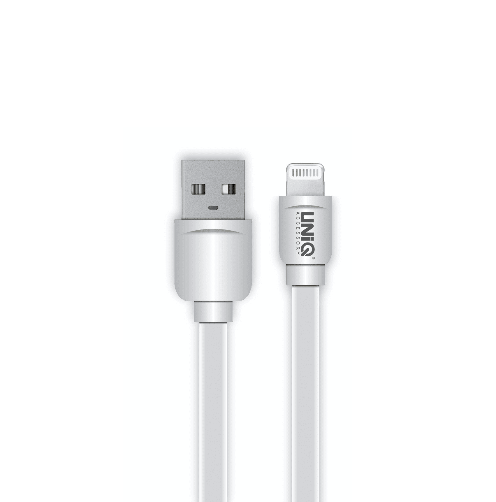 Lightning Cable - 1 Meter White - Fast Charging/Data Transfer 2.1A - Uniq Accessory